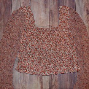 Floral crop top